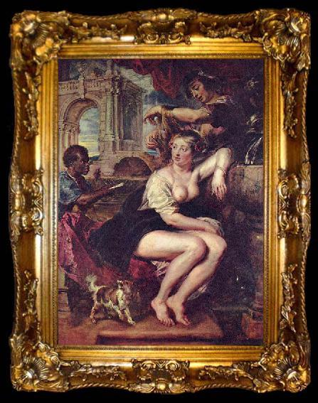 framed  Peter Paul Rubens Bathseba am Brunnen, ta009-2